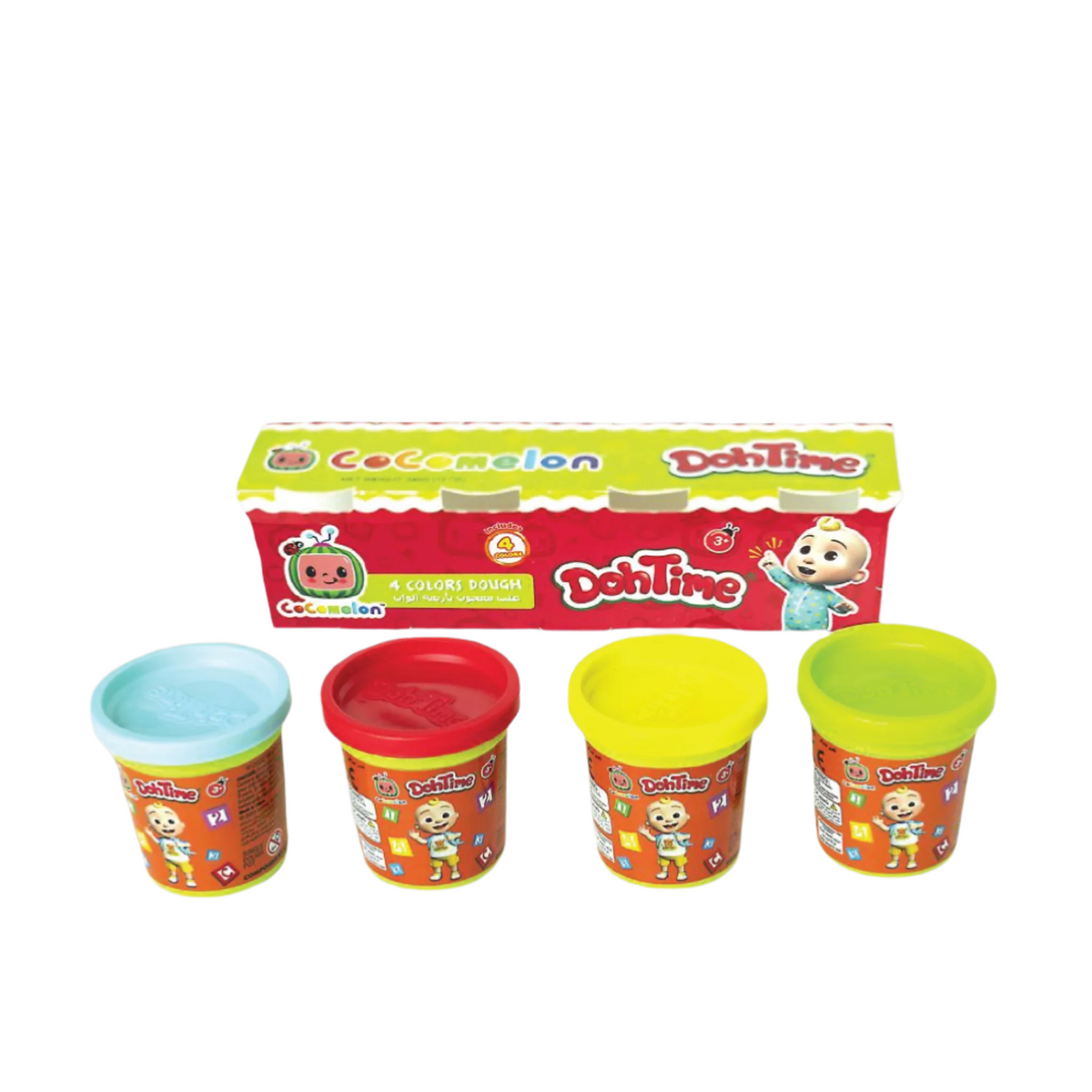 Dohtime Cocomelon 4 Colors Dough (3oz) – Amarello toys