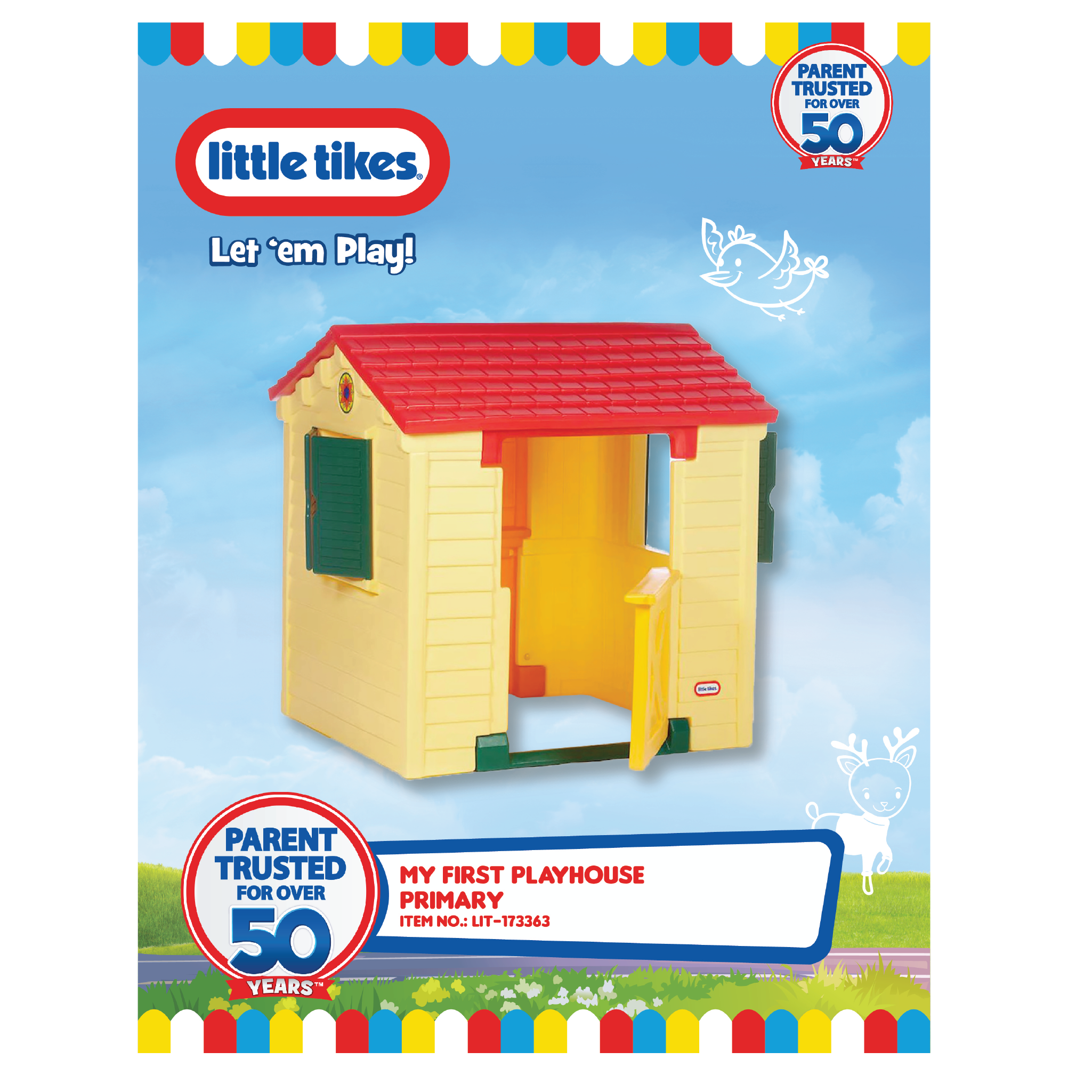 Little Tikes My First Playhouse (Primary Colors) – Amarello toys